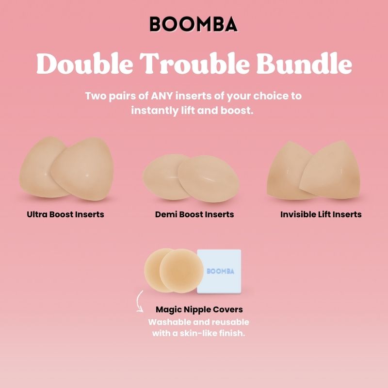 ❤️‍🔥IN-STOCK BRIDAL SEMI Push Up/Stick On Nubra (Double Sided Adhesive)  Non Auth BOOMBA