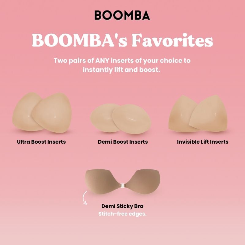 BOOMBA  Inserts With Adhesive On Both Sides