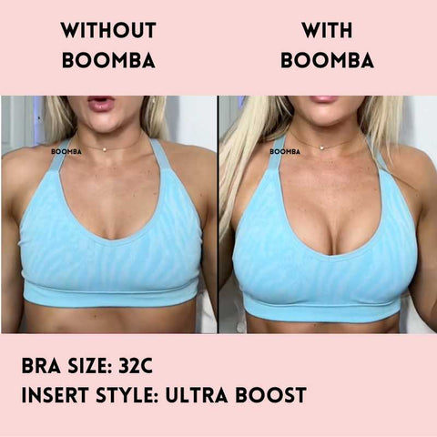  2 Pairs Boomba Bra Inserts Boomba Ultra Boost Insert Bra  Reusable Boomba Adhesive Bra : Clothing, Shoes & Jewelry