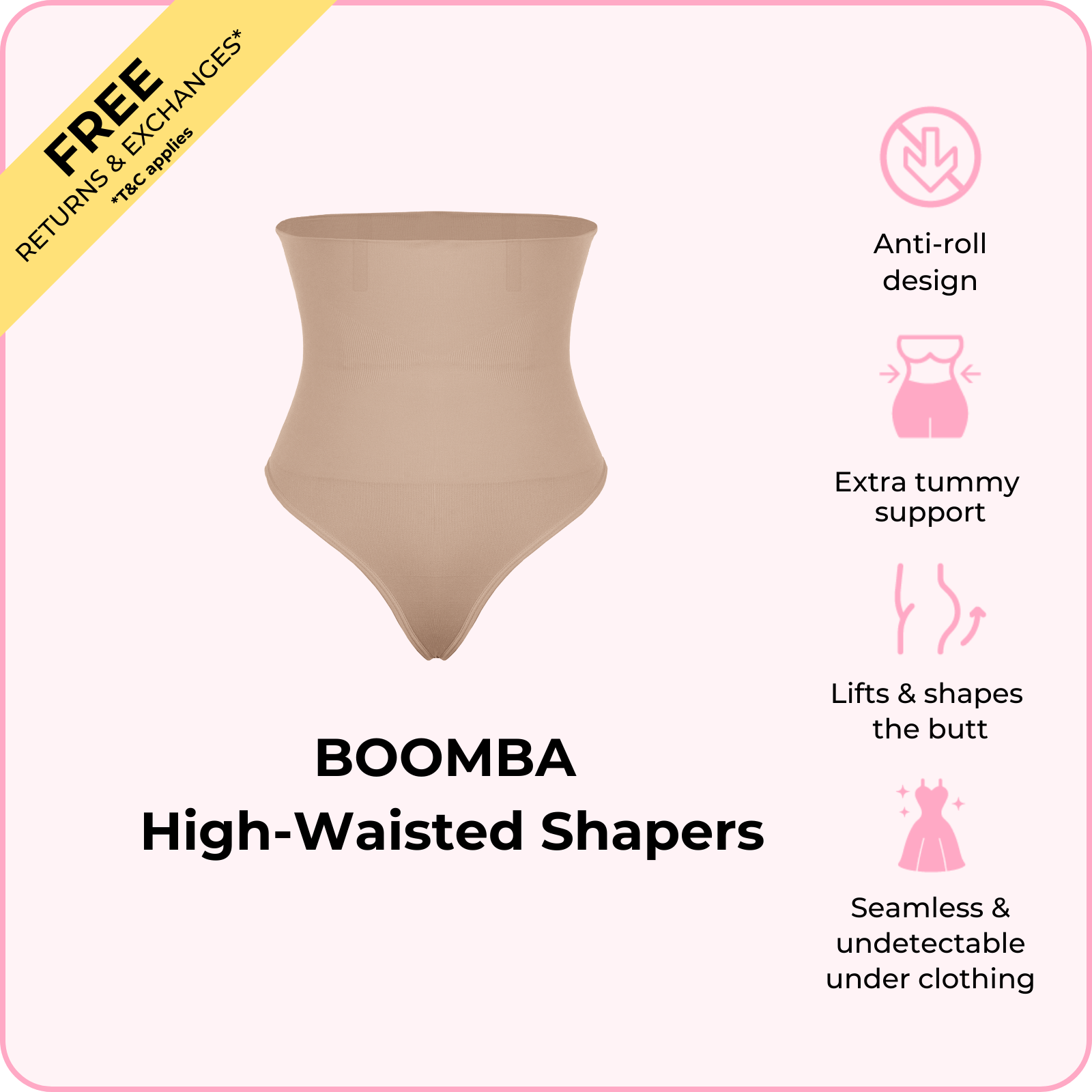 BOOMBA High-Waisted Shapers