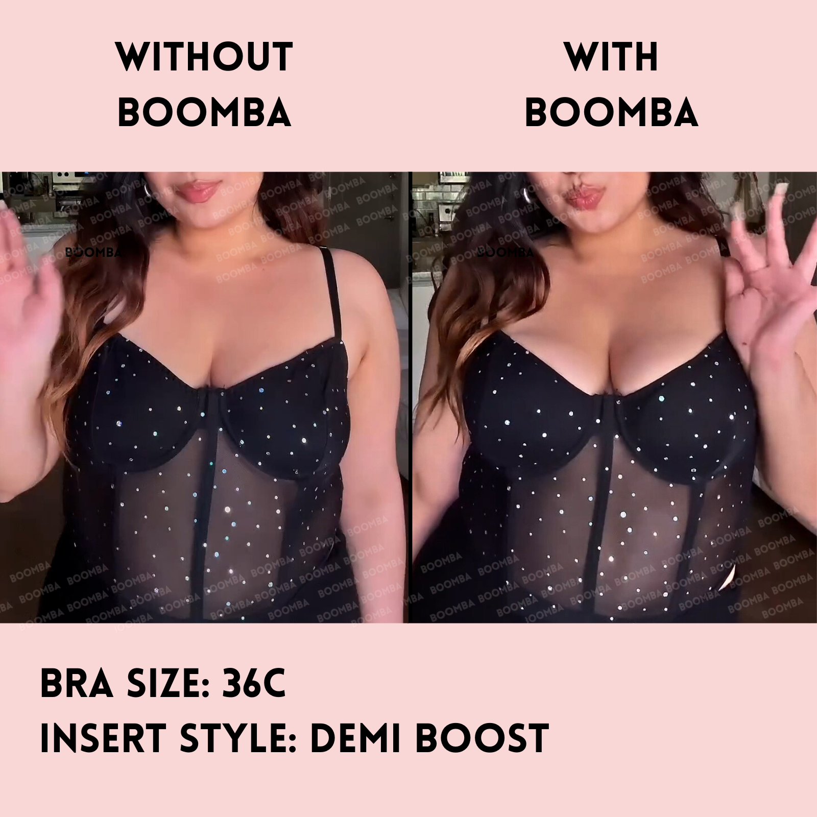 Demi Boost Inserts SIZE_D