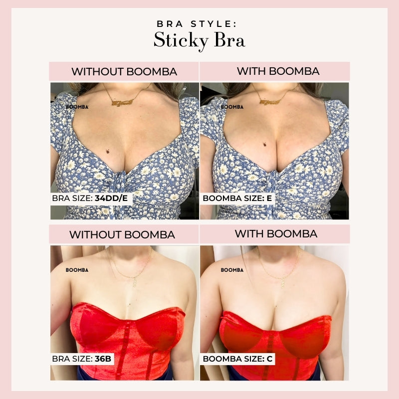 BOOMBA Sticky Bra | Amazing coverage and comfort! BOOMBA Sticky Bra | Amazing coverage and comfort!