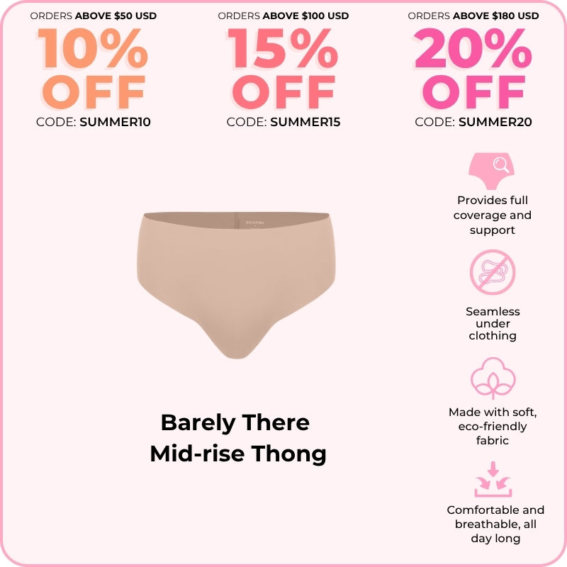 Barely There Mid-rise Thong
