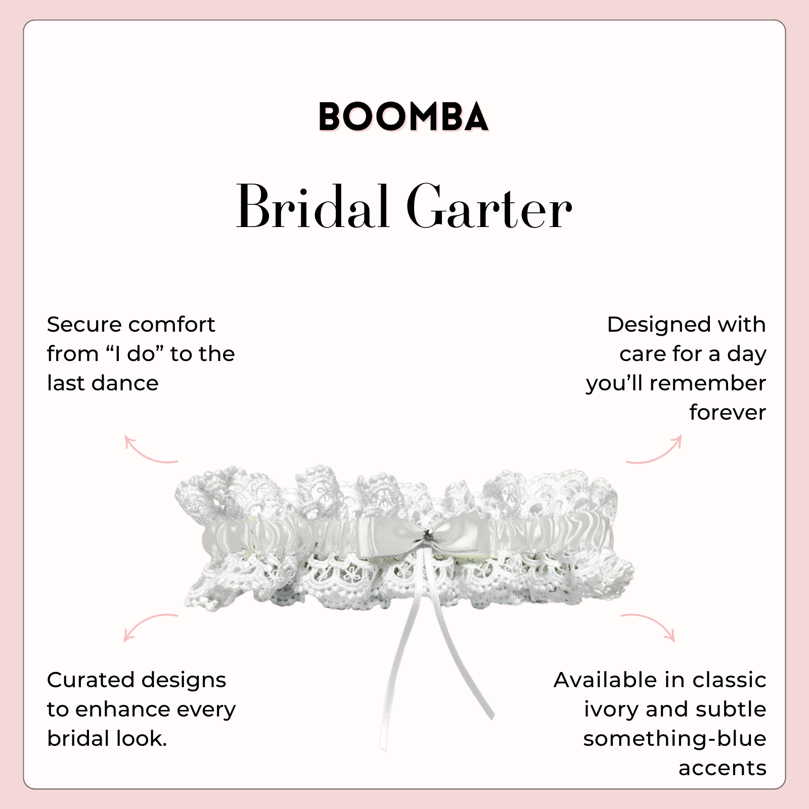 Bridal Garter | Beautifully Crafted Wedding Garters | BOOMBA Bridal Garter | Beautifully Crafted Wedding Garters | BOOMBA