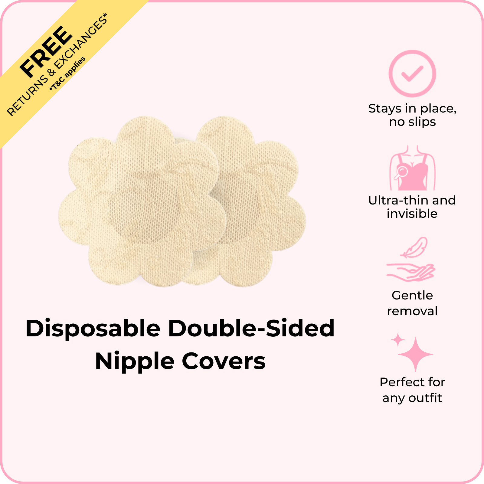 Disposable Double-Sided Nipple Covers