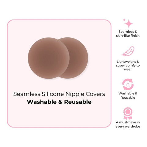 20 Pieces Nipple Covers For Women Girls Reusable Nipple Pasties