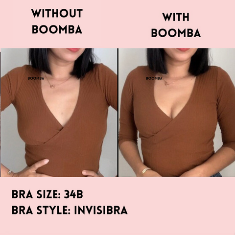 BOOMBA Invisibra, The World's Thinnest Sticky Bra!