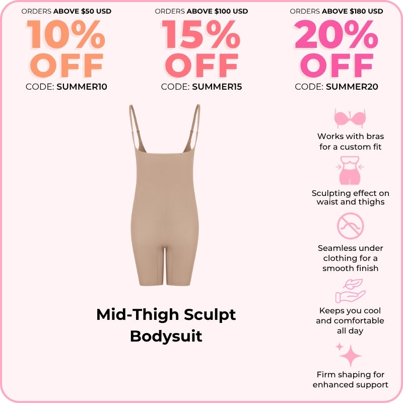 Mid-Thigh Sculpt Bodysuit